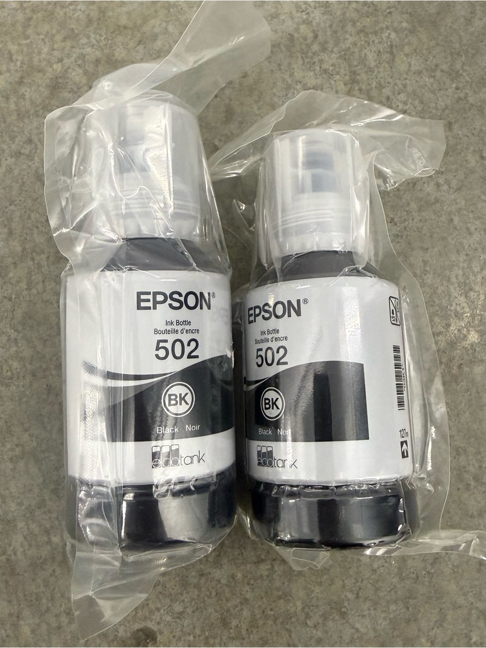 Epson 502 Ink for printer - bundle of 2 (New)